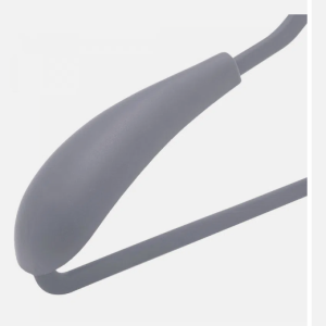 Ombreira p/cabide de plastico, preto, para cabides de 8 a 10mm de espessura, Cinq.