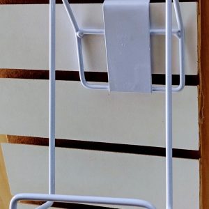 Expositor p/livro, p/painel, branco.