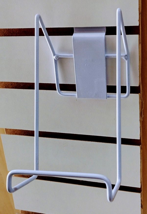 Expositor p/livro, p/painel, branco.
