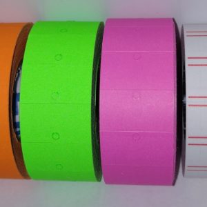 Etiquetas coloridas, rolo com 1000 unidades.