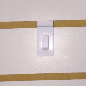 Gancho p/painel, p/quadro, branco.