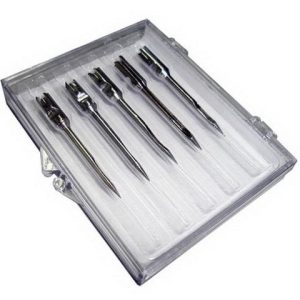 Agulha para aplicador de pinos plasticos, fina/grossa.