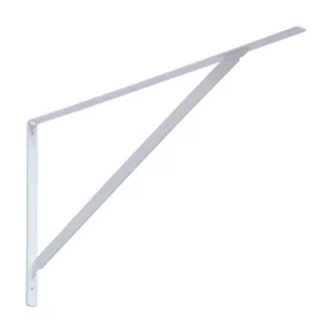 Mão Francesa, branca, reforçada, 50cm.