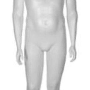 Manequim em plastico , branco, GG, masculino, c/base, PM.