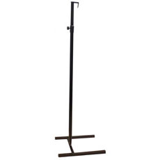 Pedestal p/manequim, modelo simples, branco/preto.